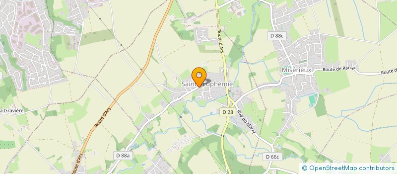 localisation de l'entreprise SCI CPX  SAINTE-EUPHEMIE