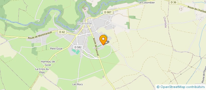 localisation de l'entreprise SCI CQ L'AVENIR  CHANTELLE