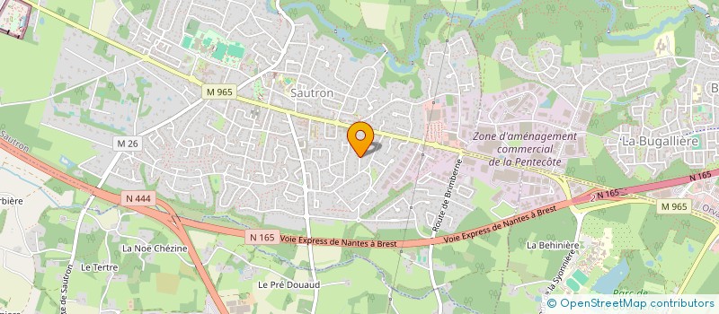 localisation de l'entreprise SCI CQFD à SAUTRON