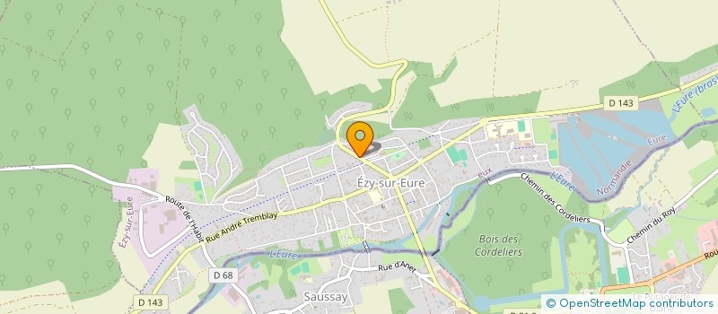 localisation de l'entreprise SCI CQG  EZY-SUR-EURE