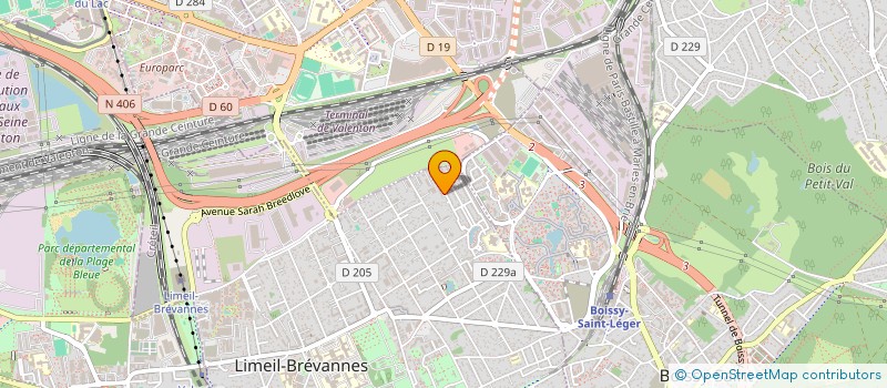 localisation de l'entreprise SCI CQL  LIMEIL-BREVANNES