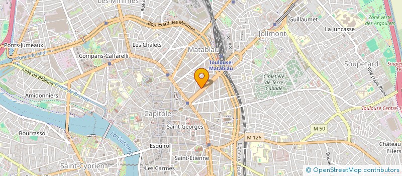 localisation de l'entreprise SCI CR 2 à TOULOUSE
