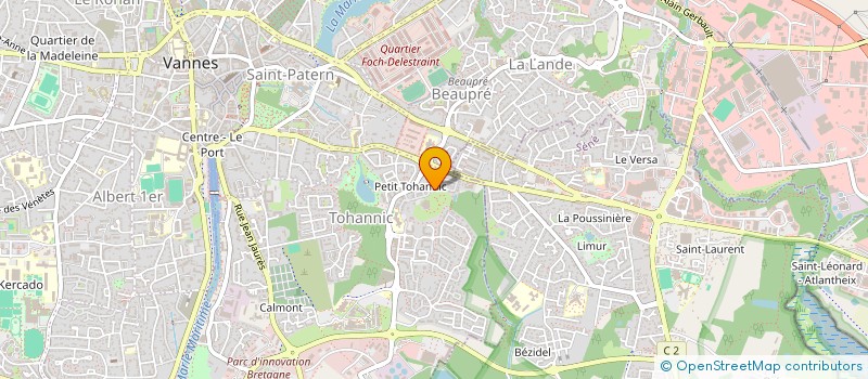 localisation de l'entreprise SCI CR à VANNES