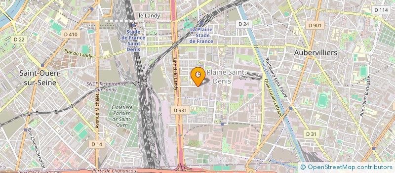 localisation de l'entreprise SCI CR 71 à SAINT-DENIS