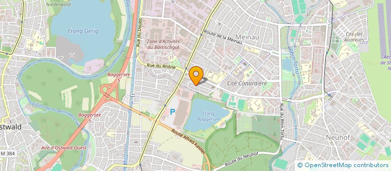 localisation de l'entreprise SCI CR  STRASBOURG