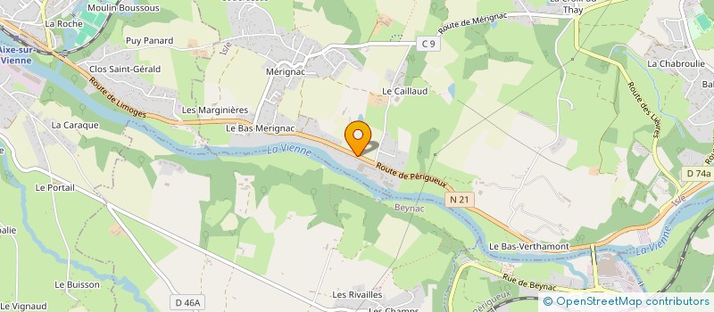 localisation de l'entreprise SCI CR à ISLE