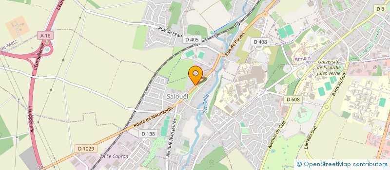 localisation de l'entreprise SCI CR  SALOUEL