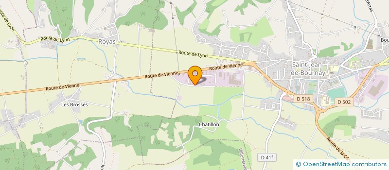 localisation de l'entreprise SCI CR  SAINT-JEAN-DE-BOURNAY