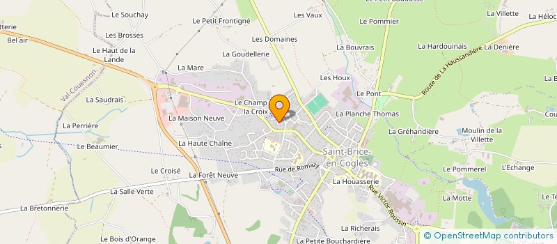 localisation de l'entreprise SCI CR AVENIR  VAL-COUESNON