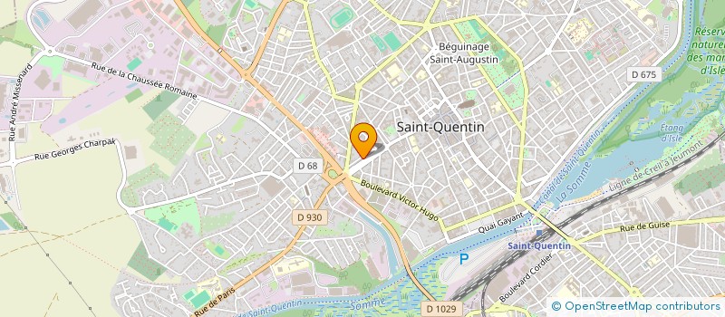 localisation de l'entreprise SCI CR FAIDHERBE à SAINT-QUENTIN