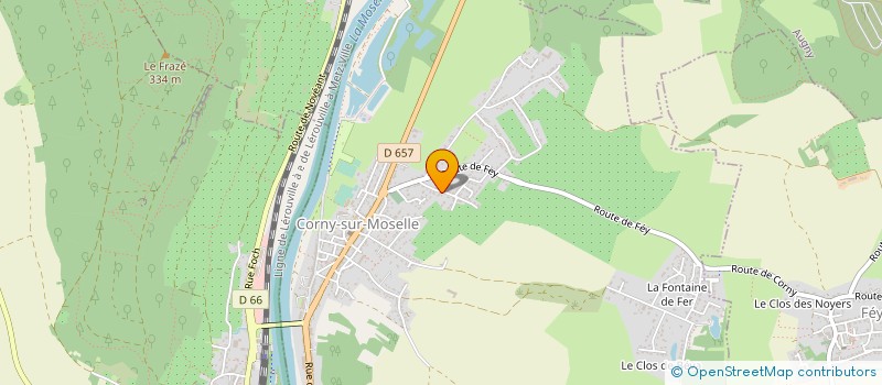 localisation de l'entreprise SCI CR2  CORNY-SUR-MOSELLE