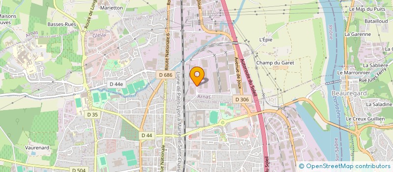 localisation de l'entreprise SCI CR2G  ARNAS