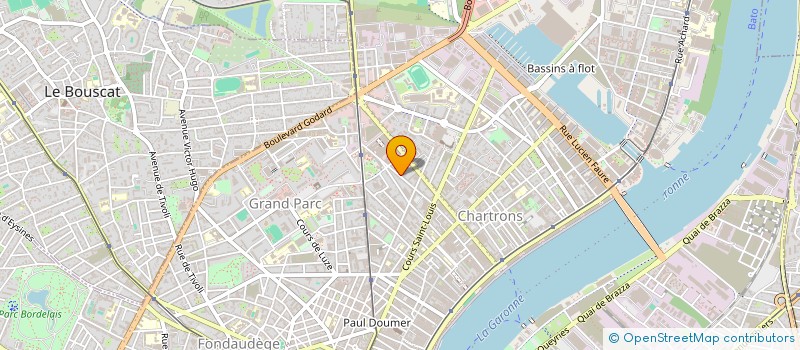 localisation de l'entreprise SCI CR3  BORDEAUX