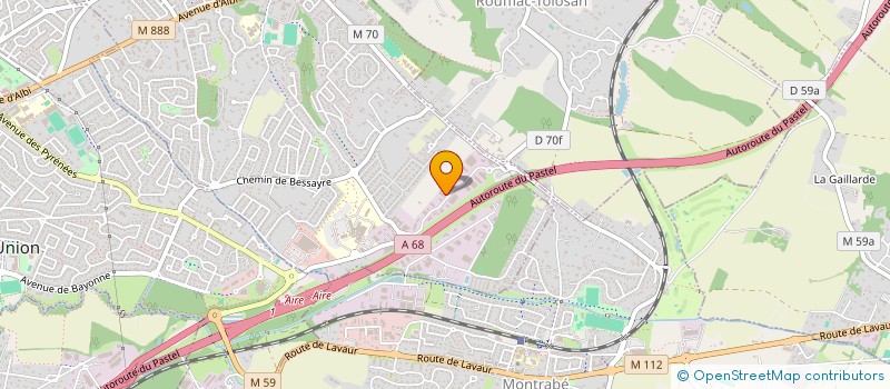 localisation de l'entreprise SCI CRABIES à TOULOUSE
