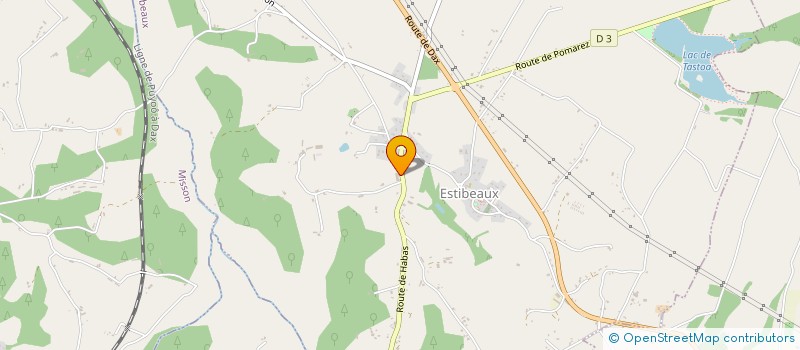 localisation de l'entreprise SCI CRABOS  ESTIBEAUX