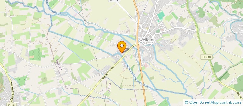 localisation de l'entreprise SCI CRADDOCK  VELLERON