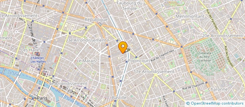 localisation de l'entreprise SCI CRAFTIMMO  PARIS