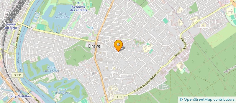localisation de l'entreprise SCI CRAG à DRAVEIL