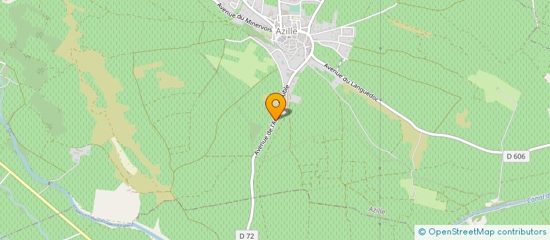 localisation de l'entreprise SCI CRAGG  AZILLE