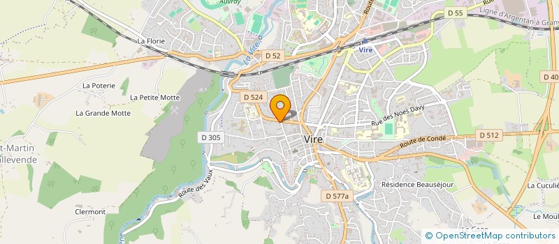 localisation de l'entreprise SCI CRAHAN  VIRE-NORMANDIE