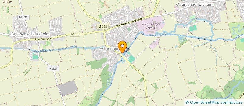 localisation de l'entreprise SCI CRAIG  ACHENHEIM
