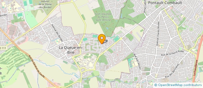 localisation de l'entreprise SCI CRAINOISE  LA QUEUE-EN-BRIE