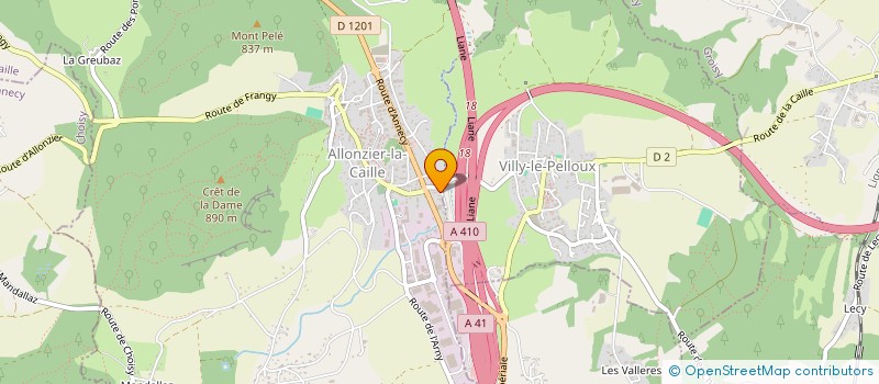 localisation de l'entreprise SCI CRAMDUAM  ALLONZIER-LA-CAILLE