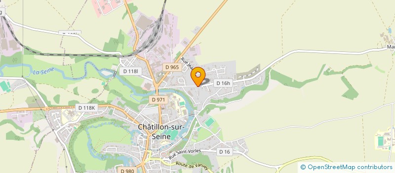 localisation de l'entreprise SCI CRAMONT  CHATILLON-SUR-SEINE