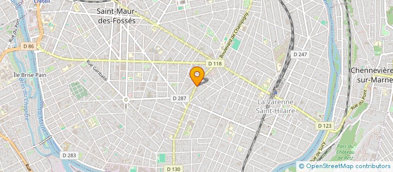 localisation de l'entreprise SCI CRAMPON               40 à SAINT-MAUR-DES-FOSSES