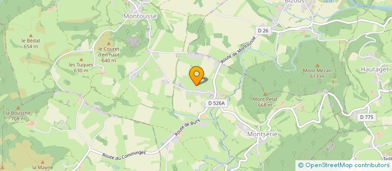 localisation de l'entreprise SCI CRAMPON  MONTOUSSE