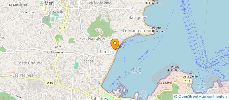 localisation de l'entreprise SCI CRANBERRY à LA SEYNE-SUR-MER