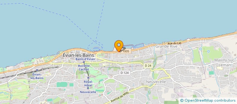 localisation de l'entreprise SCI CRANS  EVIAN-LES-BAINS