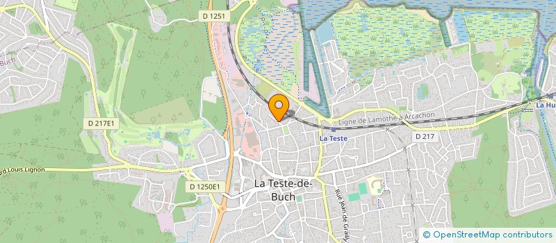 localisation de l'entreprise SCI CRANSAC à LA TESTE-DE-BUCH