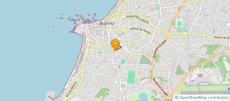 localisation de l'entreprise SCI CRAPA à BIARRITZ