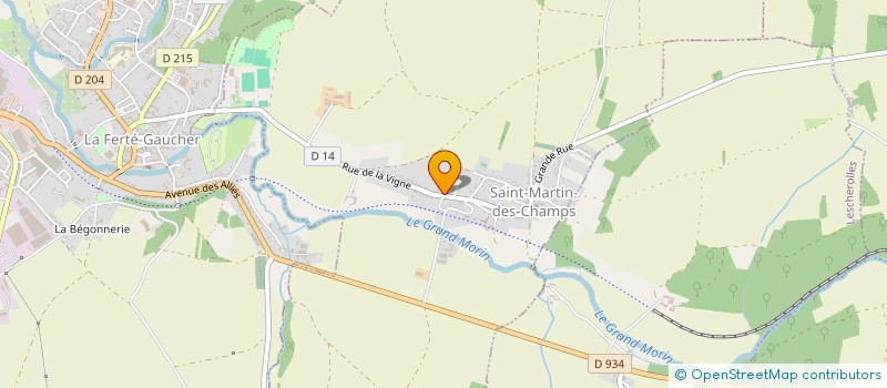 localisation de l'entreprise SCI CRAPART LA VIGNE  SAINT-MARTIN-DES-CHAMPS