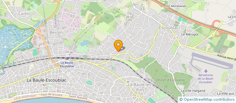 localisation de l'entreprise SCI CRAPAU  LA BAULE-ESCOUBLAC