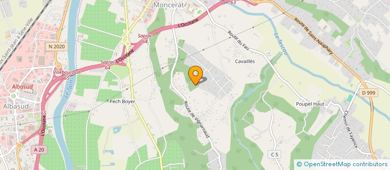 localisation de l'entreprise SCI CRAPIMMO  MONTAUBAN