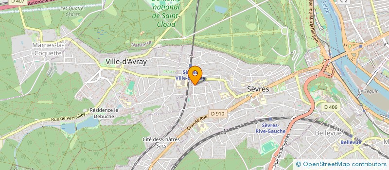 localisation de l'entreprise SCI CRAPITOU à SEVRES