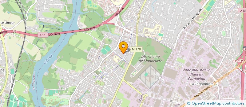 localisation de l'entreprise SCI CRAPOUILLE  NANTES