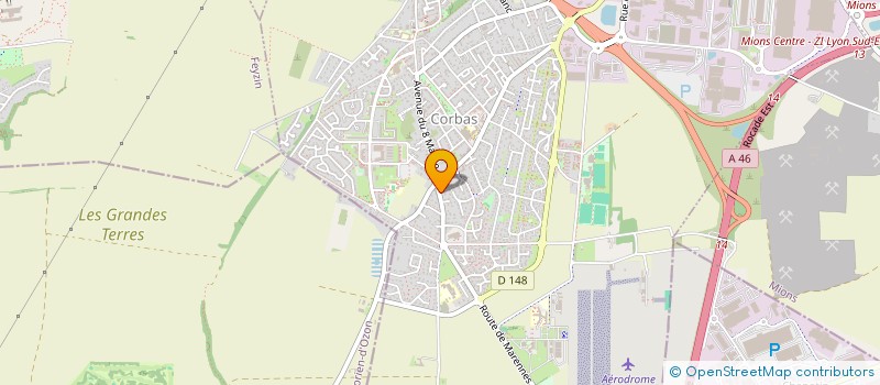 localisation de l'entreprise SCI CRAQUOIRE à CORBAS