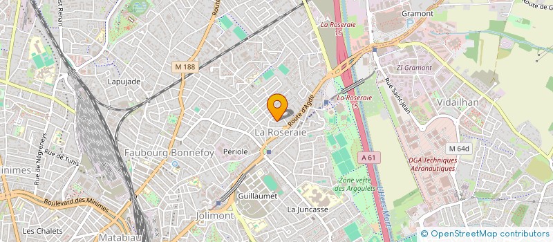 localisation de l'entreprise SCI CRASSAC à TOULOUSE