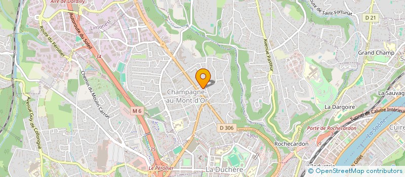 localisation de l'entreprise SCI CRATAIRE DE LA VANOTTE  CHAMPAGNE-AU-MONT-D'OR