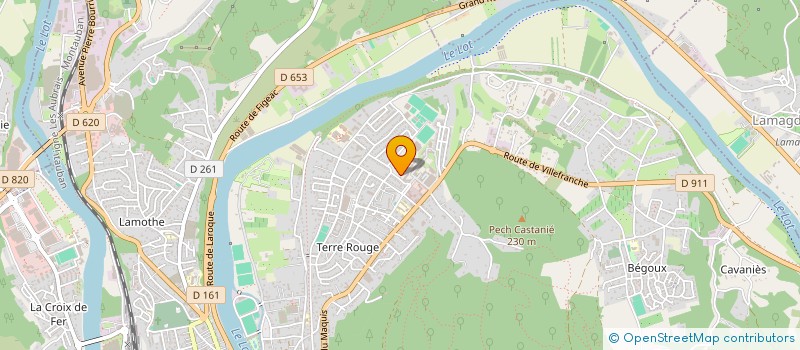 localisation de l'entreprise SCI CRATHER  CAHORS