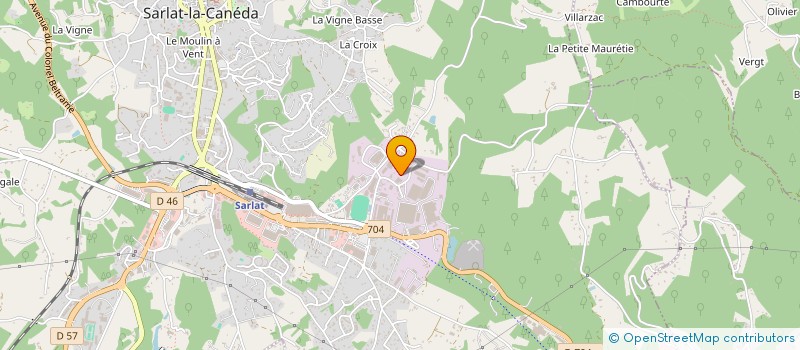 localisation de l'entreprise SCI CRAVEL CROCHOT à SARLAT-LA-CANEDA