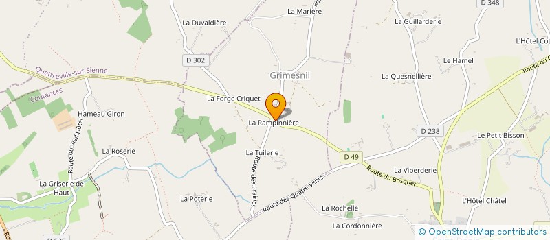 localisation de l'entreprise SCI CRC  GRIMESNIL