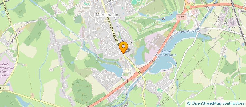localisation de l'entreprise SCI CRCC  MONTCHANIN