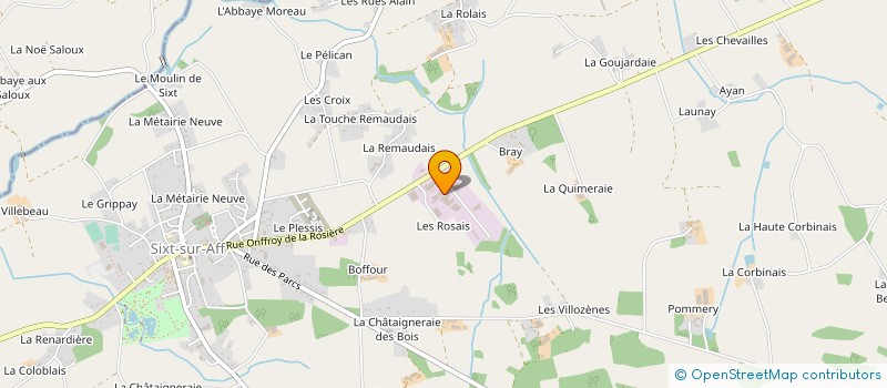 localisation de l'entreprise SCI CRCL  LOHEAC