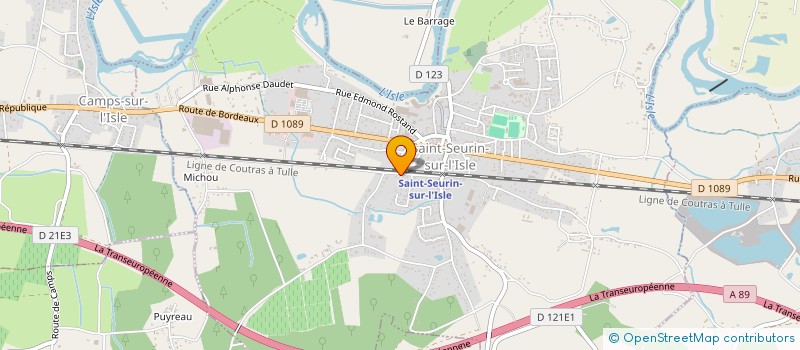 localisation de l'entreprise SCI CRD DE L'ISLE  SAINT-SEURIN-SUR-L'ISLE