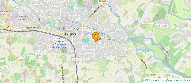 localisation de l'entreprise SCI CRD IMMOBILIER  L'ISLE-SUR-LA-SORGUE