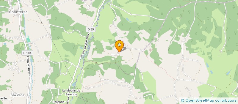 localisation de l'entreprise SCI CRDB  SAINT-AQUILIN